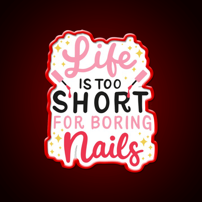 Funny Nail Tech Nail Salon Led Neon Sign Rgb Color - Shineneon