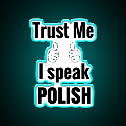 Funny Polish Gift For Men Women Kids Nail Salon Led Neon Sign Rgb Color