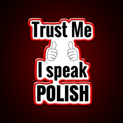 Funny Polish Gift For Men Women Kids Nail Salon Led Neon Sign Rgb Color