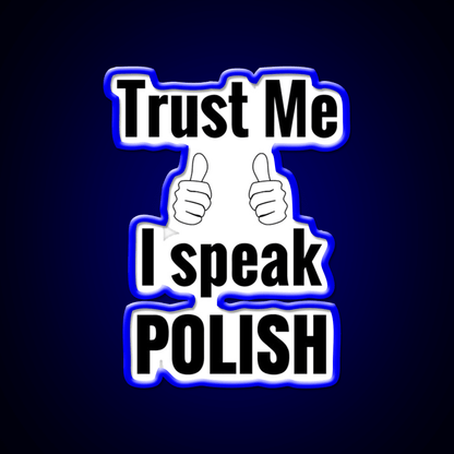 Funny Polish Gift For Men Women Kids Nail Salon Led Neon Sign Rgb Color - Shineneon