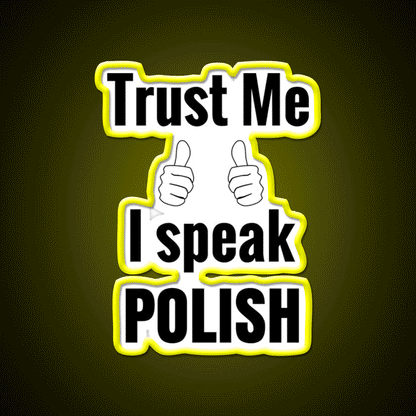 Funny Polish Gift For Men Women Kids Nail Salon Led Neon Sign Rgb Color