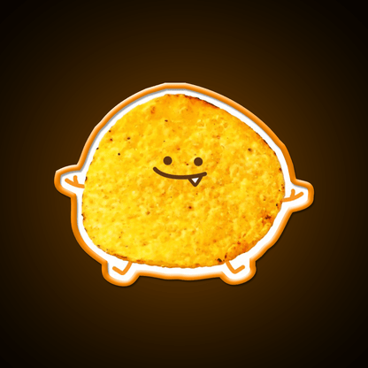 Funny Potato Chips Snack Food Led Neon Sign Rgb Color - Shineneon