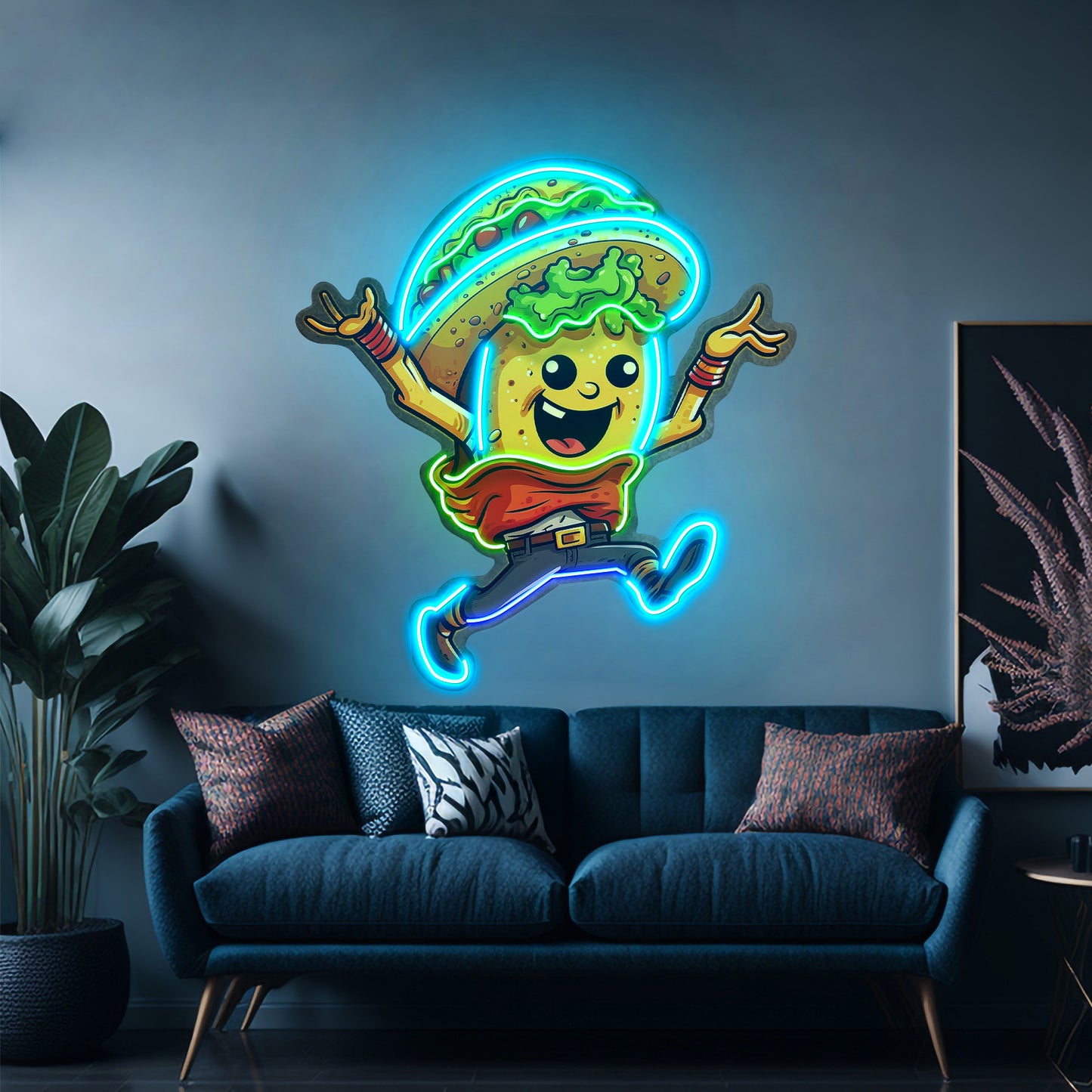 Funny Taco Led Neon Sign Light Custom Led Signs