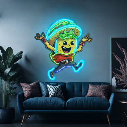 Funny Taco Led Neon Sign Light Custom Led Signs