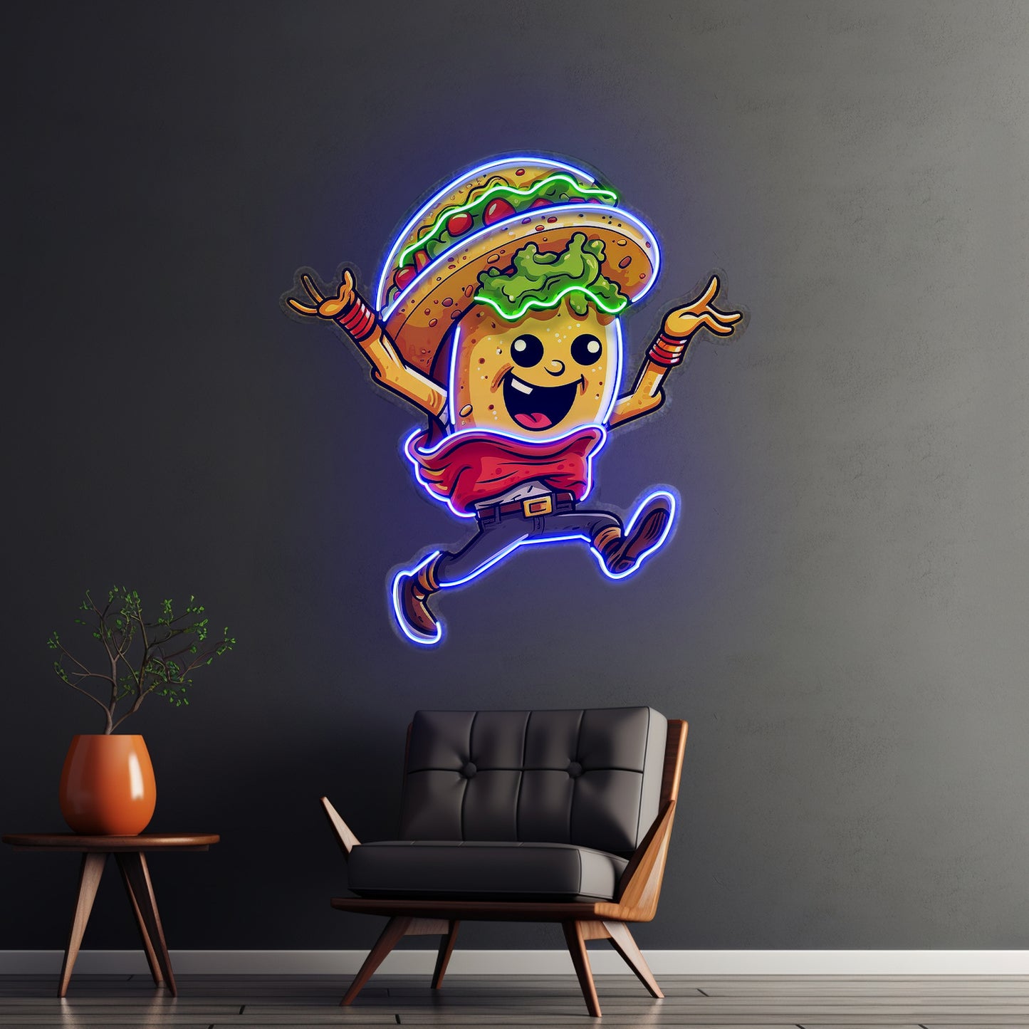 Funny Taco Led Neon Sign Light Custom Led Signs