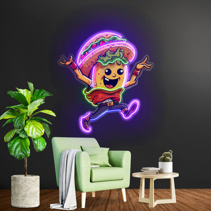 Funny Taco Led Neon Sign Light Custom Led Signs