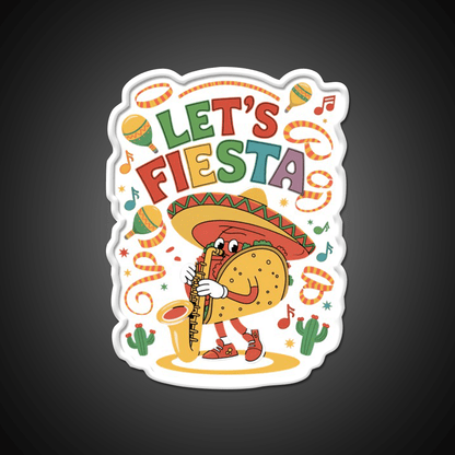 Funny Taco Led Neon Sign Mexican Food Sign Kitchen Wall Art Rgb Color - Shineneon