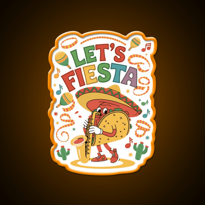 Funny Taco Led Neon Sign Mexican Food Sign Kitchen Wall Art Rgb Color - Shineneon