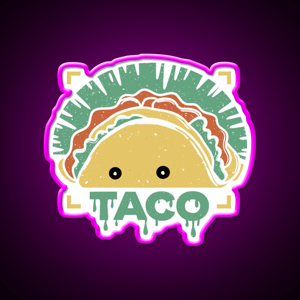 Funny Taco Led Neon Sign Mexican Food Sign Rgb Color - Shineneon