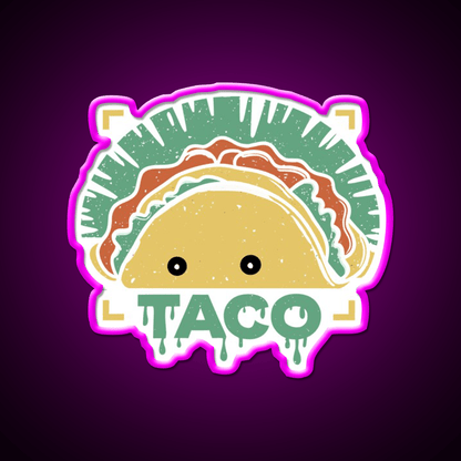 Funny Taco Led Neon Sign Mexican Food Sign Rgb Color - Shineneon