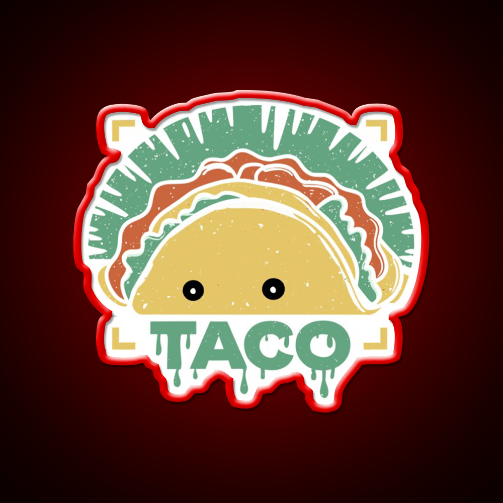 Funny Taco Led Neon Sign Mexican Food Sign Rgb Color - Shineneon