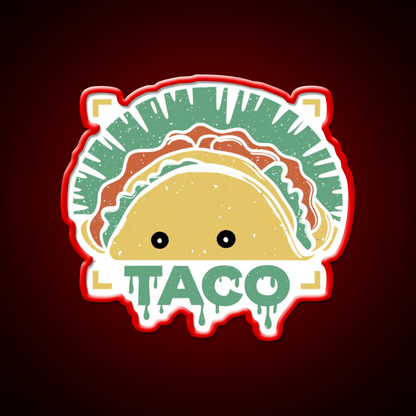 Funny Taco Led Neon Sign Mexican Food Sign Rgb Color - Shineneon