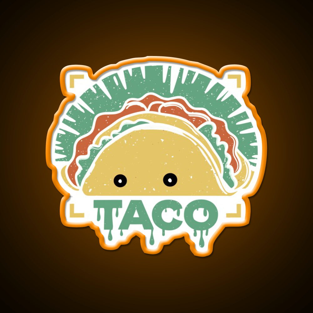 Funny Taco Led Neon Sign Mexican Food Sign Rgb Color - Shineneon
