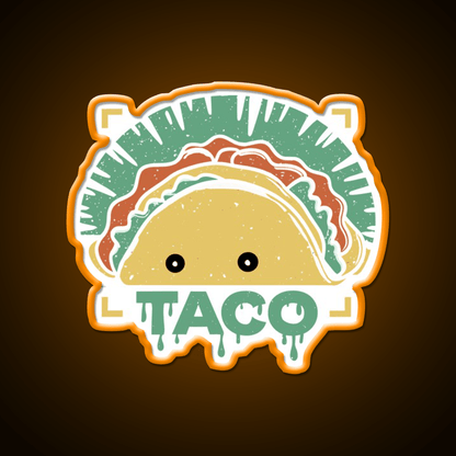 Funny Taco Led Neon Sign Mexican Food Sign Rgb Color - Shineneon