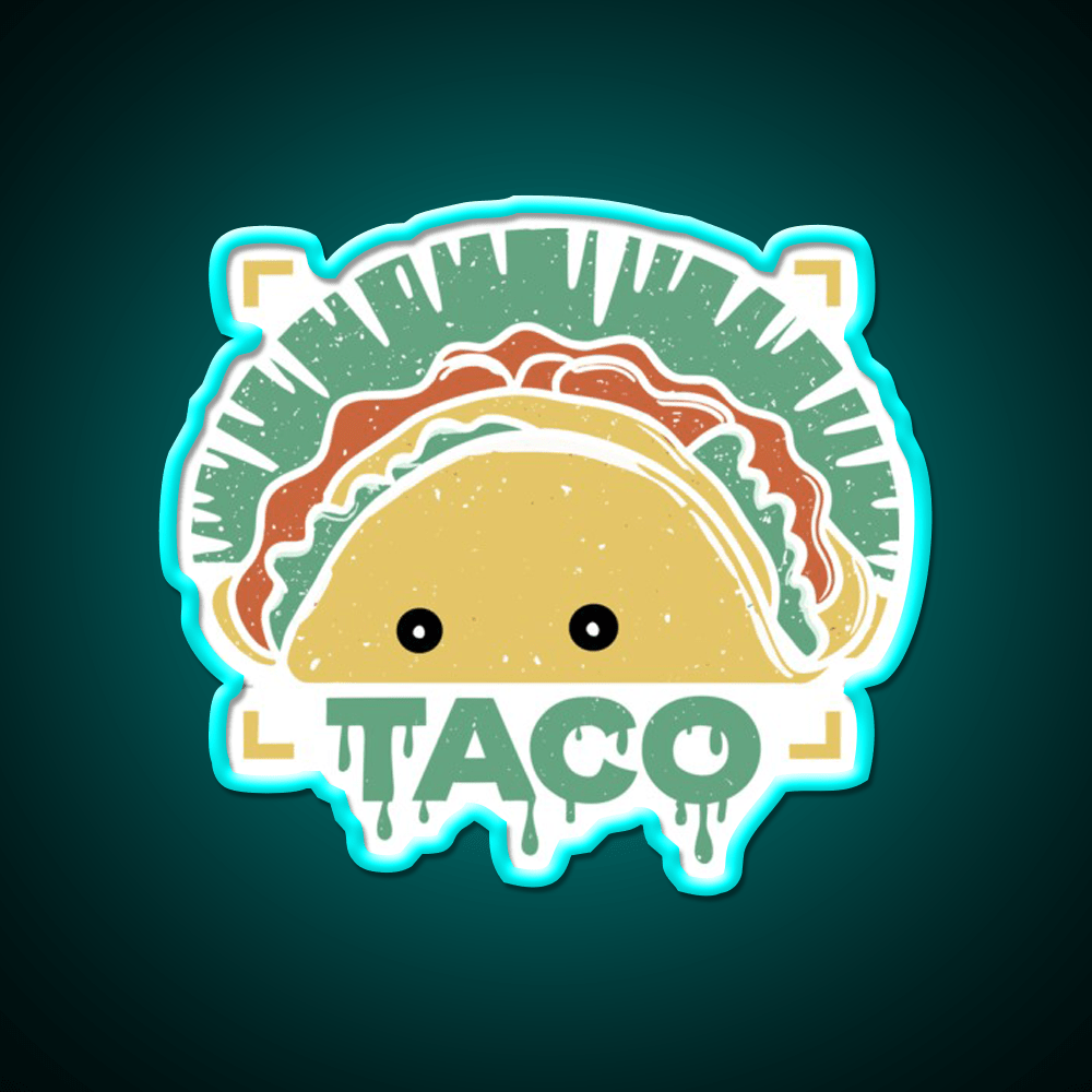 Funny Taco Led Neon Sign Mexican Food Sign Rgb Color - Shineneon