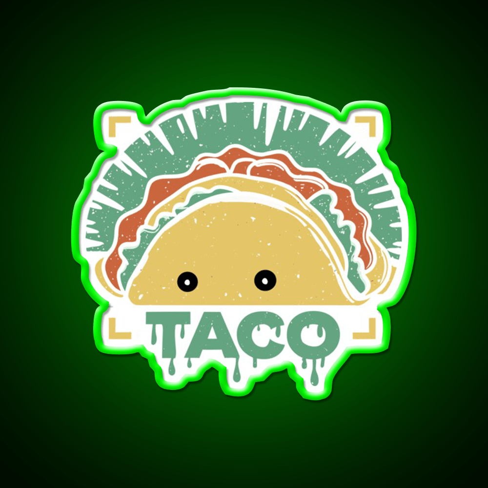 Funny Taco Led Neon Sign Mexican Food Sign Rgb Color - Shineneon