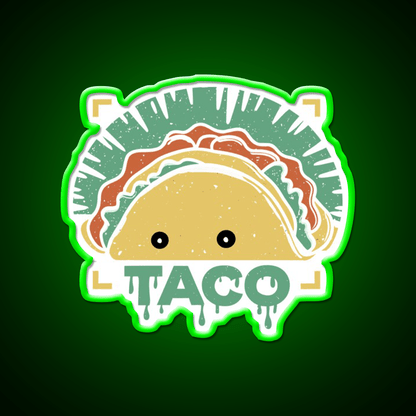 Funny Taco Led Neon Sign Mexican Food Sign Rgb Color - Shineneon