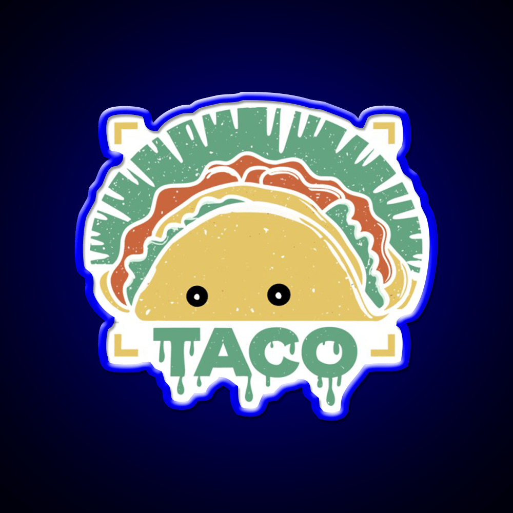 Funny Taco Led Neon Sign Mexican Food Sign Rgb Color - Shineneon