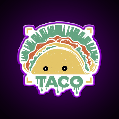 Funny Taco Led Neon Sign Mexican Food Sign Rgb Color - Shineneon