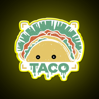 Funny Taco Led Neon Sign Mexican Food Sign Rgb Color - Shineneon
