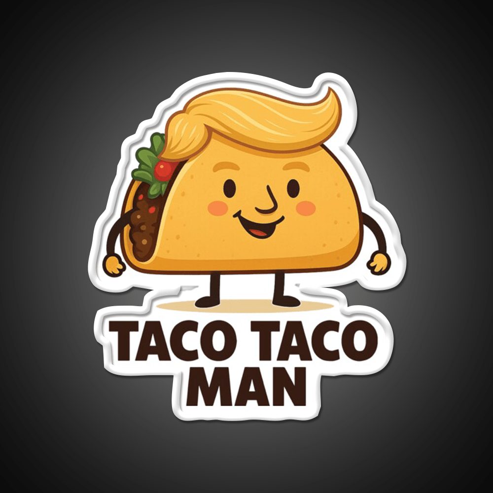Funny Taco Man Taco Led Neon Sign Mexican Food Sign Rgb Color - Shineneon