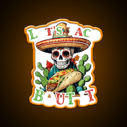 Funny Taco Saying Cinco De Mexican Taco Led Neon Sign Wall Sign Rgb Color - Shineneon