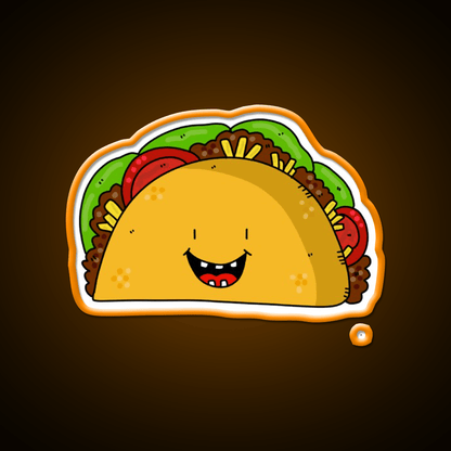 Funny Tacos Fast Food Led Neon Sign For Burger Place Rgb Color - Shineneon