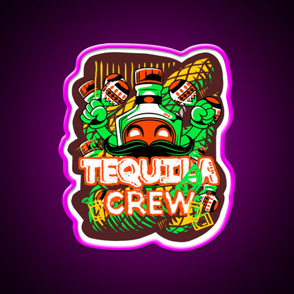 Funny Tequila Bottle Party Drink Tequila Led Neon Sign Rgb Color - Shineneon