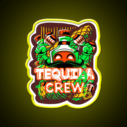 Funny Tequila Bottle Party Drink Tequila Led Neon Sign Rgb Color - Shineneon