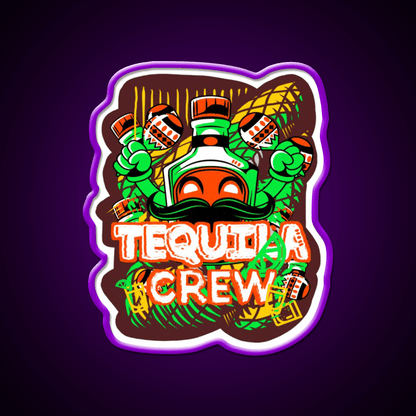 Funny Tequila Bottle Party Drink Tequila Led Neon Sign Rgb Color - Shineneon