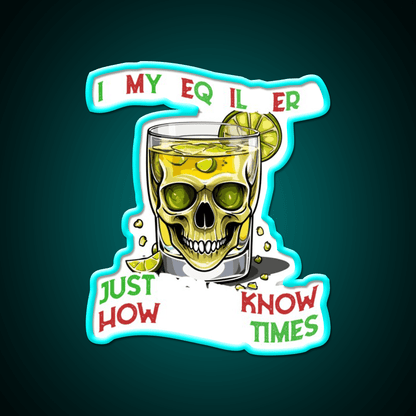 Funny Tequila Era Cinco De Mayo Mexico Party Drink Tequila Led Neon Sign 1 Rgb Color - Shineneon