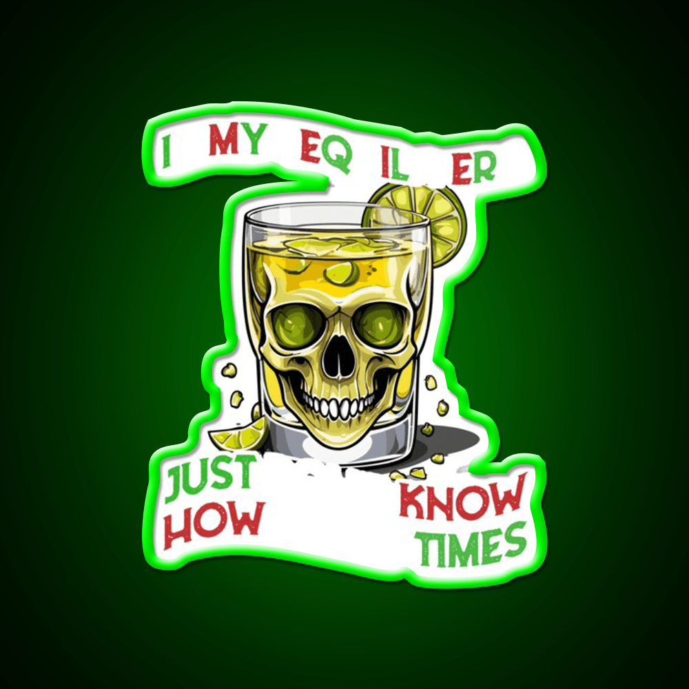 Funny Tequila Era Cinco De Mayo Mexico Party Drink Tequila Led Neon Sign 1 Rgb Color - Shineneon