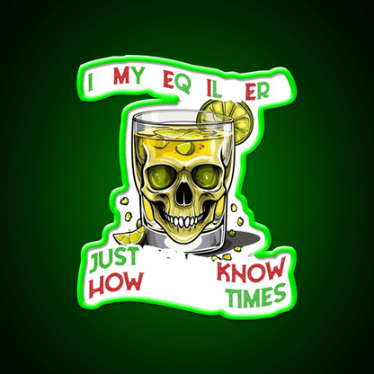Funny Tequila Era Cinco De Mayo Mexico Party Drink Tequila Led Neon Sign 1 Rgb Color - Shineneon