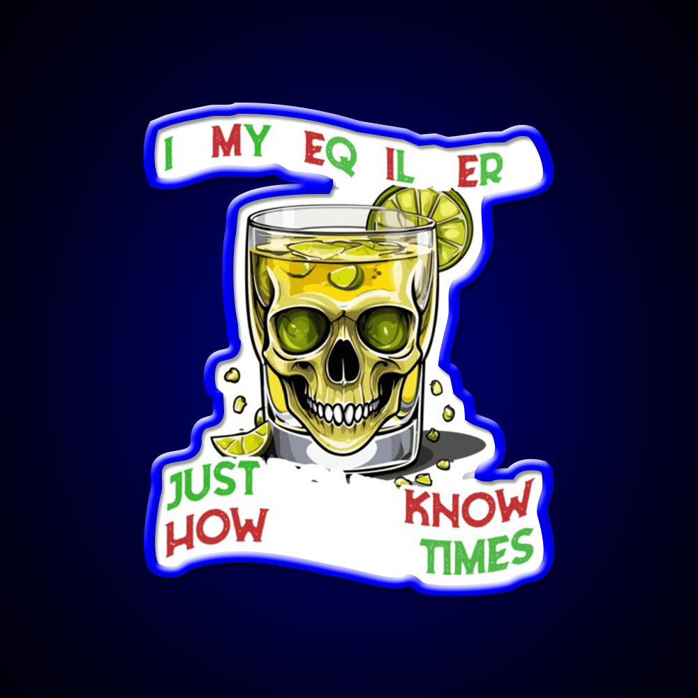 Funny Tequila Era Cinco De Mayo Mexico Party Drink Tequila Led Neon Sign 1 Rgb Color - Shineneon