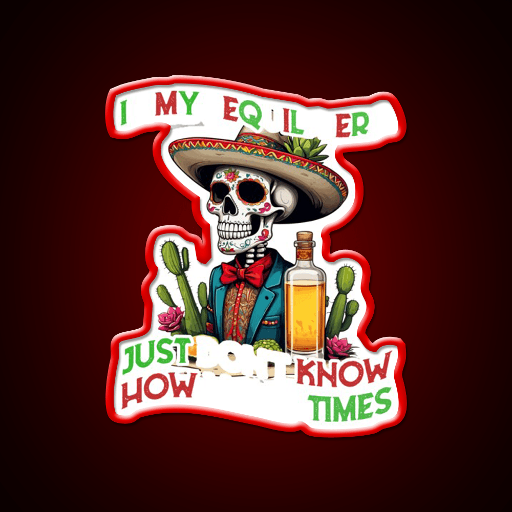 Funny Tequila Era Cinco De Mayo Mexico Party Drink Tequila Led Neon Sign Rgb Color - Shineneon