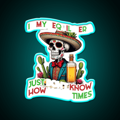 Funny Tequila Era Cinco De Mayo Mexico Party Drink Tequila Led Neon Sign Rgb Color - Shineneon