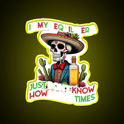 Funny Tequila Era Cinco De Mayo Mexico Party Drink Tequila Led Neon Sign Rgb Color - Shineneon