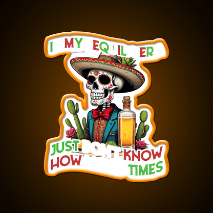 Funny Tequila Era Cinco De Mayo Mexico Party Drink Tequila Led Neon Sign Rgb Color - Shineneon