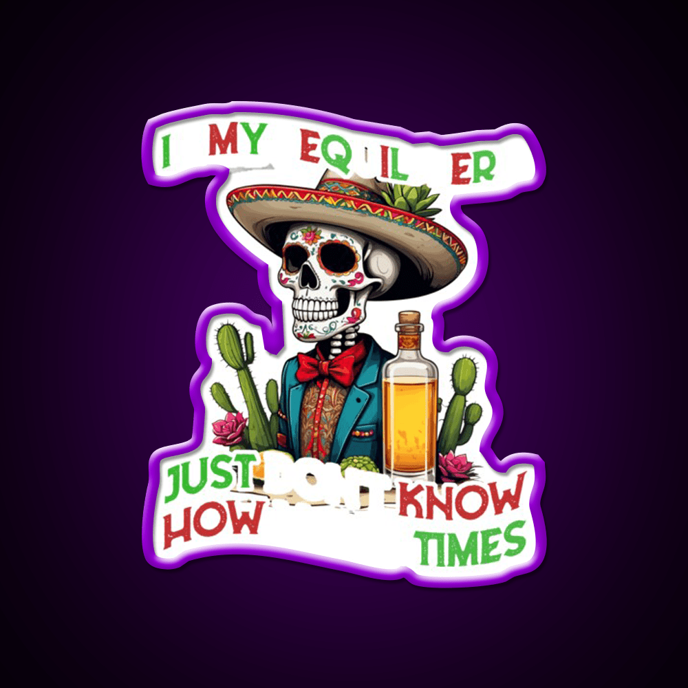 Funny Tequila Era Cinco De Mayo Mexico Party Drink Tequila Led Neon Sign Rgb Color - Shineneon