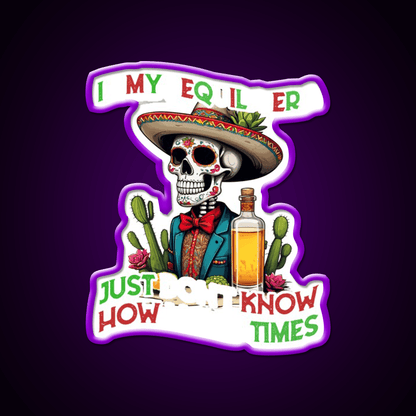 Funny Tequila Era Cinco De Mayo Mexico Party Drink Tequila Led Neon Sign Rgb Color - Shineneon