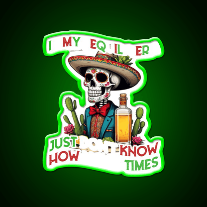 Funny Tequila Era Cinco De Mayo Mexico Party Drink Tequila Led Neon Sign Rgb Color - Shineneon