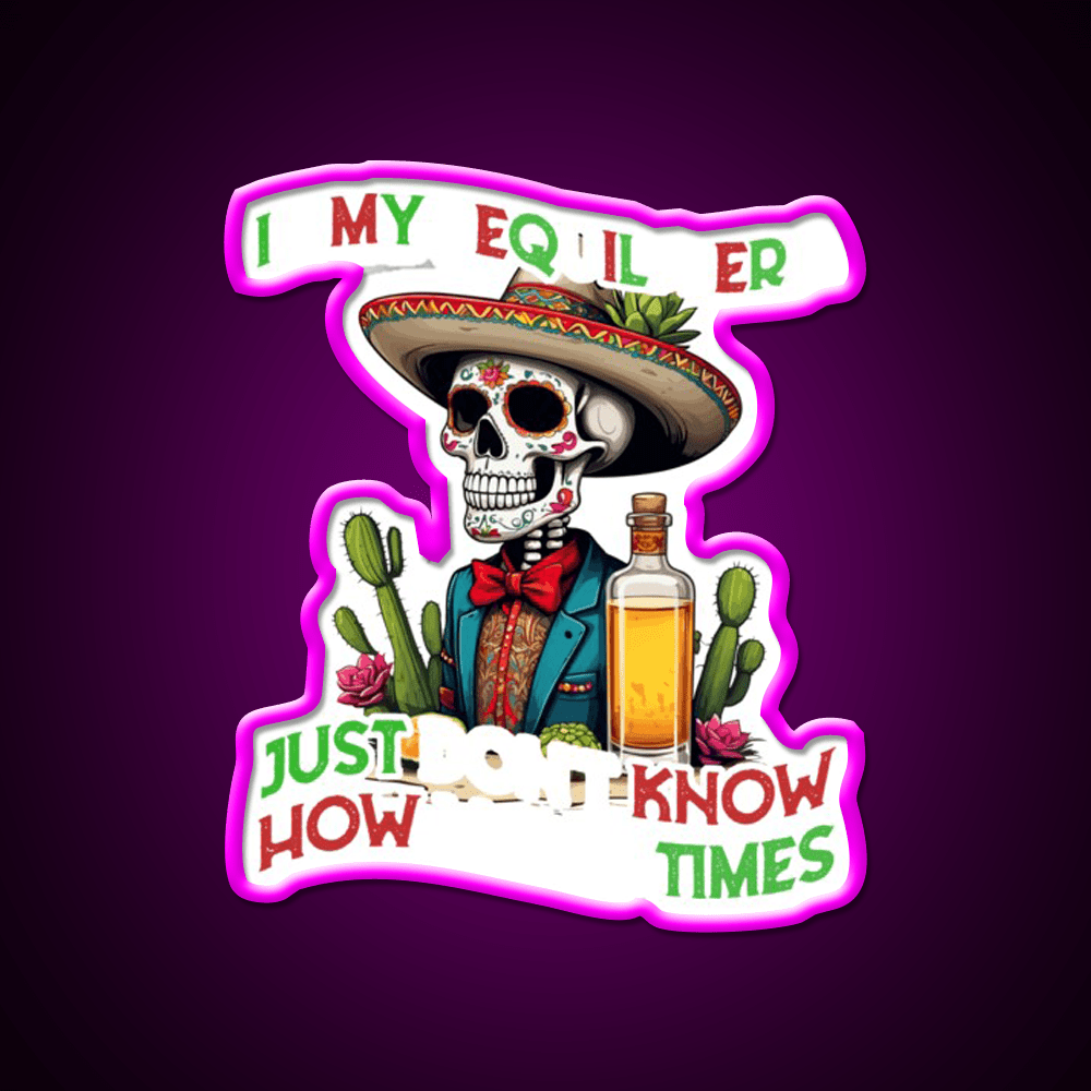 Funny Tequila Era Cinco De Mayo Mexico Party Drink Tequila Led Neon Sign Rgb Color - Shineneon
