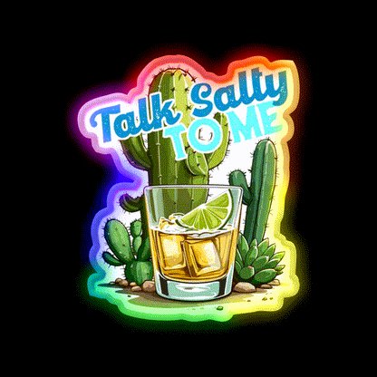 Funny Tequila Saying Cinco De Mayo Party Drink Tequila Led Neon Sign Rgb Color - LED neon sign close-up detail