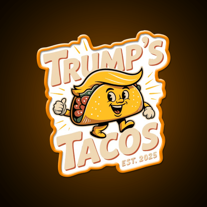 Funny Trump Always Chickens Out Taco Parody Taco Led Neon Sign Rgb Color - Shineneon