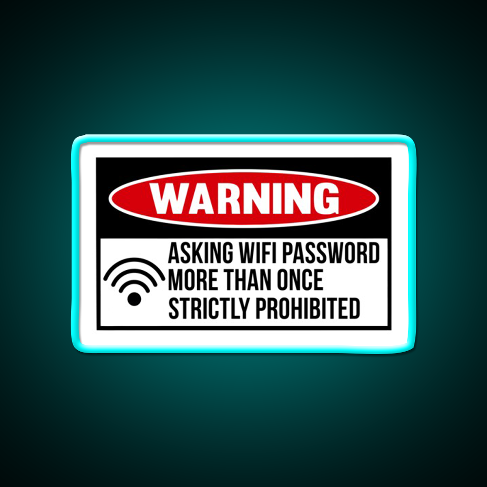 Funny Wifi Man Cave Bar Led Neon Sign Rgb Color