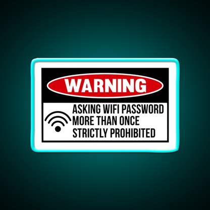 Funny Wifi Man Cave Bar Led Neon Sign Rgb Color