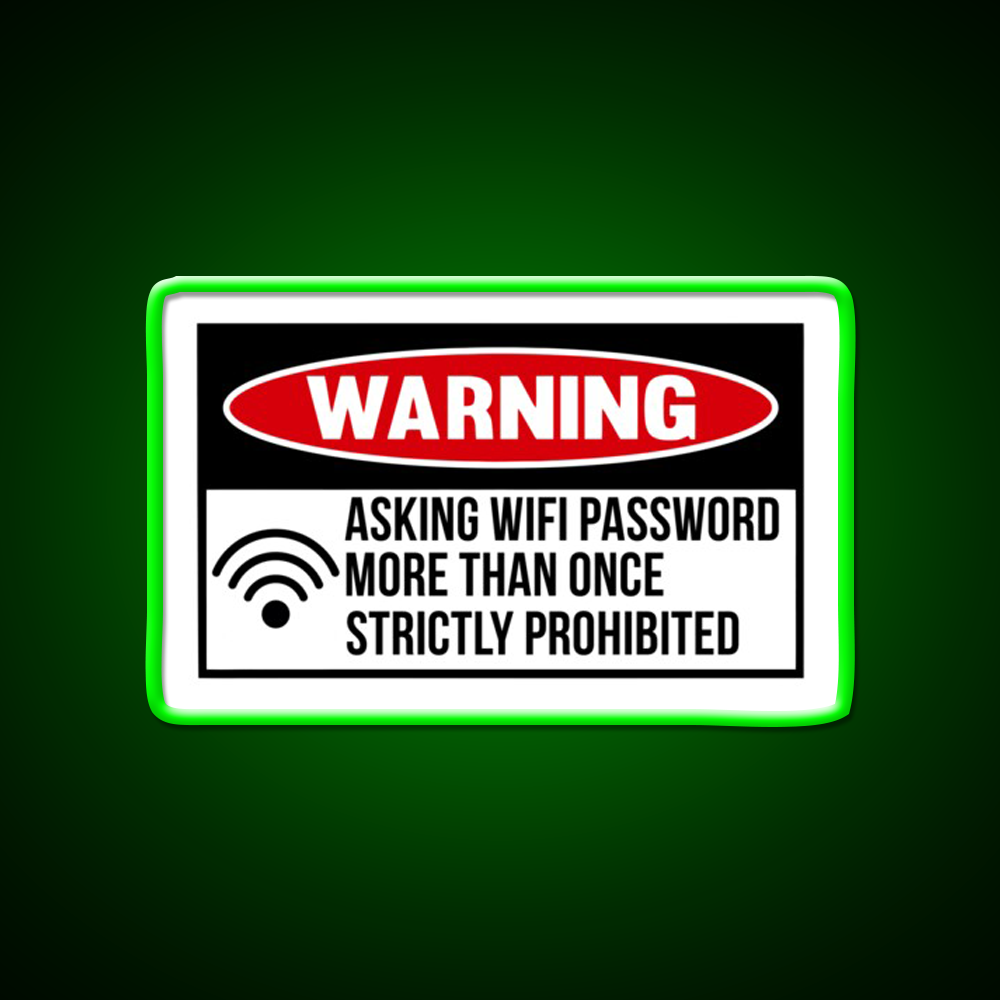 Funny Wifi Man Cave Bar Led Neon Sign Rgb Color