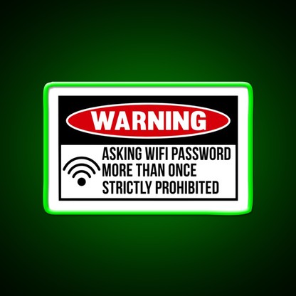 Funny Wifi Man Cave Bar Led Neon Sign Rgb Color