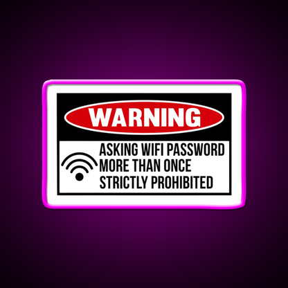 Funny Wifi Man Cave Bar Led Neon Sign Rgb Color