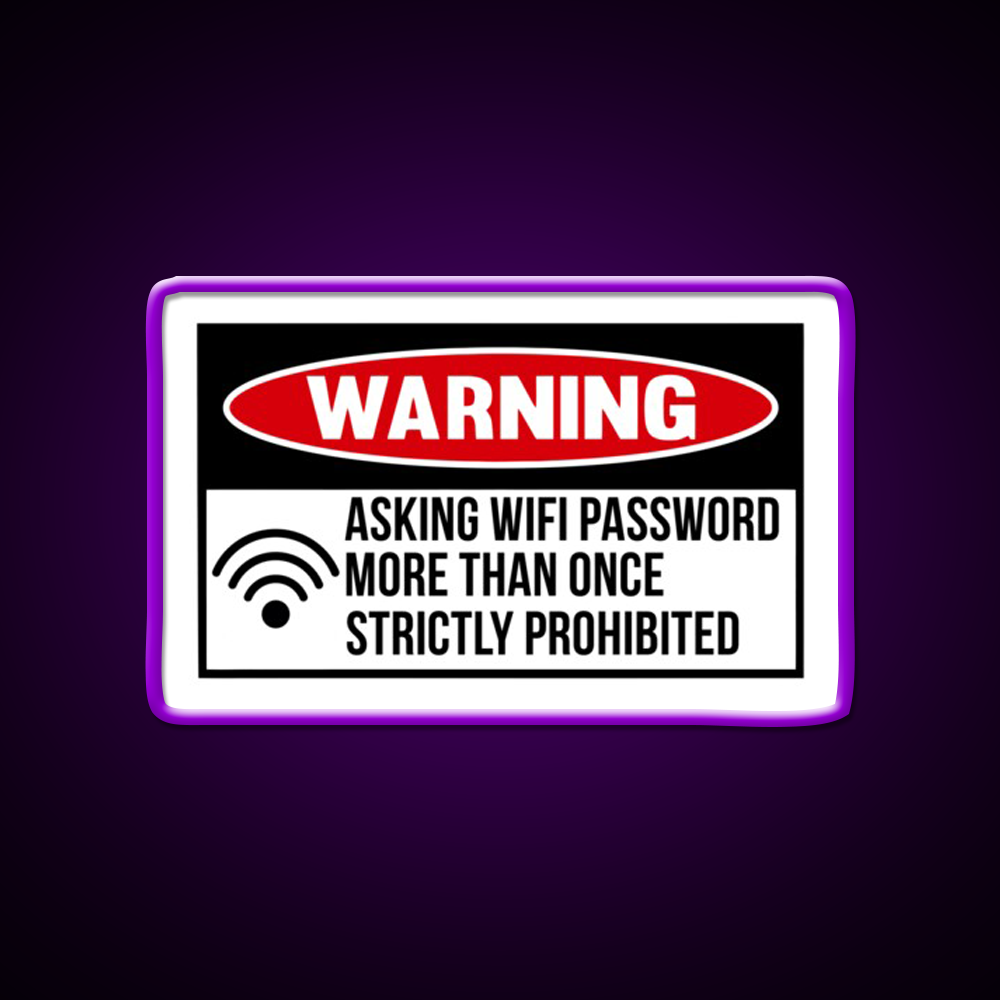 Funny Wifi Man Cave Bar Led Neon Sign Rgb Color